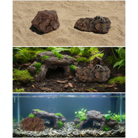 4 Pieces Rock Ornaments Looking Fake Stone Authentic-Looking Artificial Rock for Aquarists