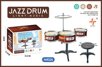 Large Drum Set Toy for Kids Jazz Drum Percussion Instrument Baby Drumming Toy