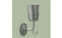 Metal Wall Planter Hook Design Decorative Hanging Vase Space-Saving