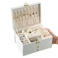 European Style 3-Layer PP Jewelry Box with Anti-Oxidation Function