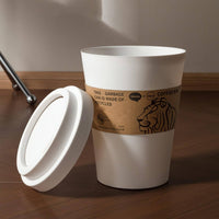 Coffee Cup Trash Can Decorative Desktop Trash Can Stylish Look Desktop Paper Bin for Living Room, Bedroom, Washroom