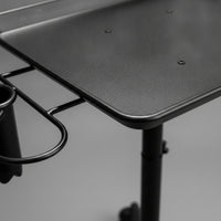 Salon Tray Stand Adjustable Height Salon Tray on Wheels Wheeled Hairdresser Trolley for Stylists, Hairdressers, Barbershop, Beauty Parlor