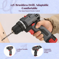 12V Brushless Cordless Drill