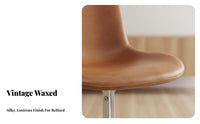 Metal Frame Upholstered Chair Vintage Aesthetic Paddinged Metal Frame Chair Ergonomic Spinerest Soft Padding for Homeowners