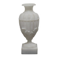 Sculptural Vessel Carved Resin Figurine Polyresin for Mantel, Collectors