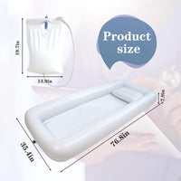 Inflatable PVC Air Bed for Bedroom, Bath, and Disability Support