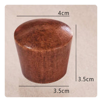 Wooden Pot Lid Handle Solid Wood Kitchen Hardware Easy to Install