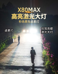 22款江铃福顺改装前led大灯远近光一体前雾灯超亮透镜激光车灯泡