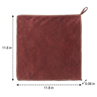 Quick Drying Microfibre Cloth and Cleaning Cloths, 30x30cm Microfibre Cloth with Hanging Loop, Pilling-Resistant Fabric for Universal Use