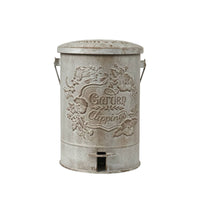 Outdoor Trash Can with Lid Hands-Unrestricted Trash Can with Lid Retro