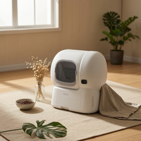 Compact Self-Cleaning Cat Litter Box Hassleeffortless Automatic Cat Litter Box for Busy Professionals, Indoor, Apartments