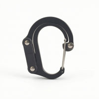 360 Degree Swivel Carabiner Clip Rotatable Carabiner with Rotating Hook Compact Hardware D-Loop for Campers, Hikers, Backpackers, Camping, Hiking, Backpacking