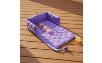 Crinkle Paper Bolstered Pet Mat with Toys Chew-Resistant Rope Interactive Pet Play Mat Non-Slip Bottom Dog and Cat Activity Bed Creature Themed for Kittens