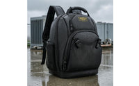 Large Tool Backpack Mesh Side Pockets Padded Tool Backpack