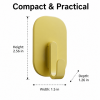 3-Pack Refrigerator Hooks for Hanging Utility Hook for Metal Door, 3 kg Capacity Storage Hook, Kitchen & Office