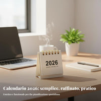 2026 Table Calendar, Simple Portable, Muji Style, Daily Planning