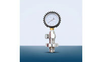Scuba Cylinder Pressure Test Gauge Pressure Tester with DIN Connection Portable for Dive Technicians