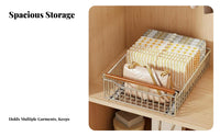 Stackable Organizer container Large Capacity Wardrobe Container Easy to Assemble