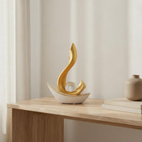 Modern Auspicious Decor Statue Luxury Sailboat Ornament Minimalist for Entryway