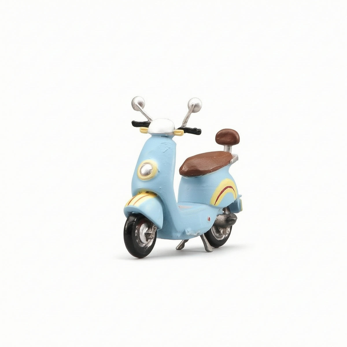 Retro Miniature Scooter Compact Scooter Model Rounded Accessory Crisp for Collectors, Shelf Display