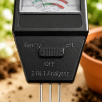 2 in 1 Soil Tester Easy to Use Soil Fertility Meter No Batteries Needed
