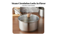 High Temperature Resistant 32cm Universal Wok Lid See-Through Design Tempered Glass Pot Lid Steam Vent for Home Cooks, Parents, Steaming, RV