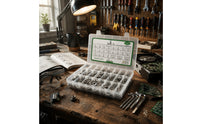 Labeled Compartments Socket Cap Screw and Nut Set Mixed Sizes Stainless Steel Hardware Kit Hex Key Set Rust Proof