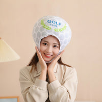 Soft Soft-Textured Golf Headcover Safeguarding Golf Ball Head Cover Cute Headwear Novelty for Cosplayers, Costume Parties