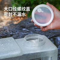 5升户外带龙头透明水桶pc食品级纯净水桶储水桶家用带盖方形奶茶