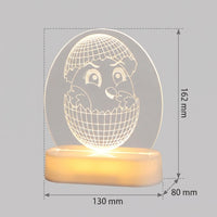 Easter Egg Color Changing Hatching Bird Light Light Funny Design Chicken Egg Lamp for Young Children, Gift Donors, Home Decor, Living Room