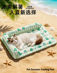 宠物冰垫猫窝凉垫猫咪夏天降温睡垫凉席夏日狗狗垫子宠物猫咪冰窝