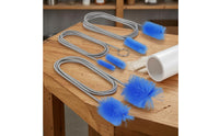 3 Pieces Drain Cleaning Brush Set Nylon Bristles Pipe Cleaning Brush Reusable