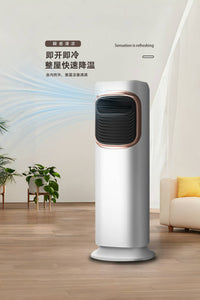 5G Air Cooler Fan Vertical Household Evaporative Air Cooler with Water Cooling Mobile Heating and Cooling Small Air Conditioner