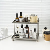 Stainless Steel Multi-layer Storage Rack for Countertop, Bar, Coffee Cups, Simple Style