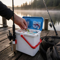 Multifunctional Thickened Fishing Box with Seat and Rod Holder, Lightweight for Outdoor Fishing