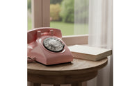 Retro-Style Guestbook Phone with Coiled Cord Tabletop Audio Guestbook Easy to Use Audio Guest Book Phone Sturdy for Parties, Special Events