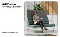 Acompanyustic Booth Chair Enclosed Design Highrear Sofa Companynfigurable Minimalist Design for Office Workers, Lobby, Lounge