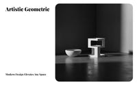 Sculptural Side Table Nordic design Nightstand Abstract Form for Bedroom, Adults