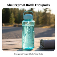 Shatter-Proof Large Capacity Water Bottle High Temperature Resistant Large Capacity Sports Bottle Long-Lasting for Office Workers, Hiking