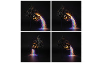 Halloween Witch Pot Yard Lamp Outdoor Halloween Witch Decor with Stake Illuminated Yard Lamp with Stake for Yard, Porch