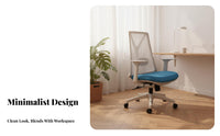 Ergonomic Mesh Swivel Chair Adjustable Height & Tilt Computer Seat Easy Assembly