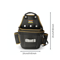 Compact Waist Tool Pouch with Rotating Buckle Long-Lasting Hanging Tool Pouch with Side Pockets Portable Lightweight for Ladder Work, Home Improvement