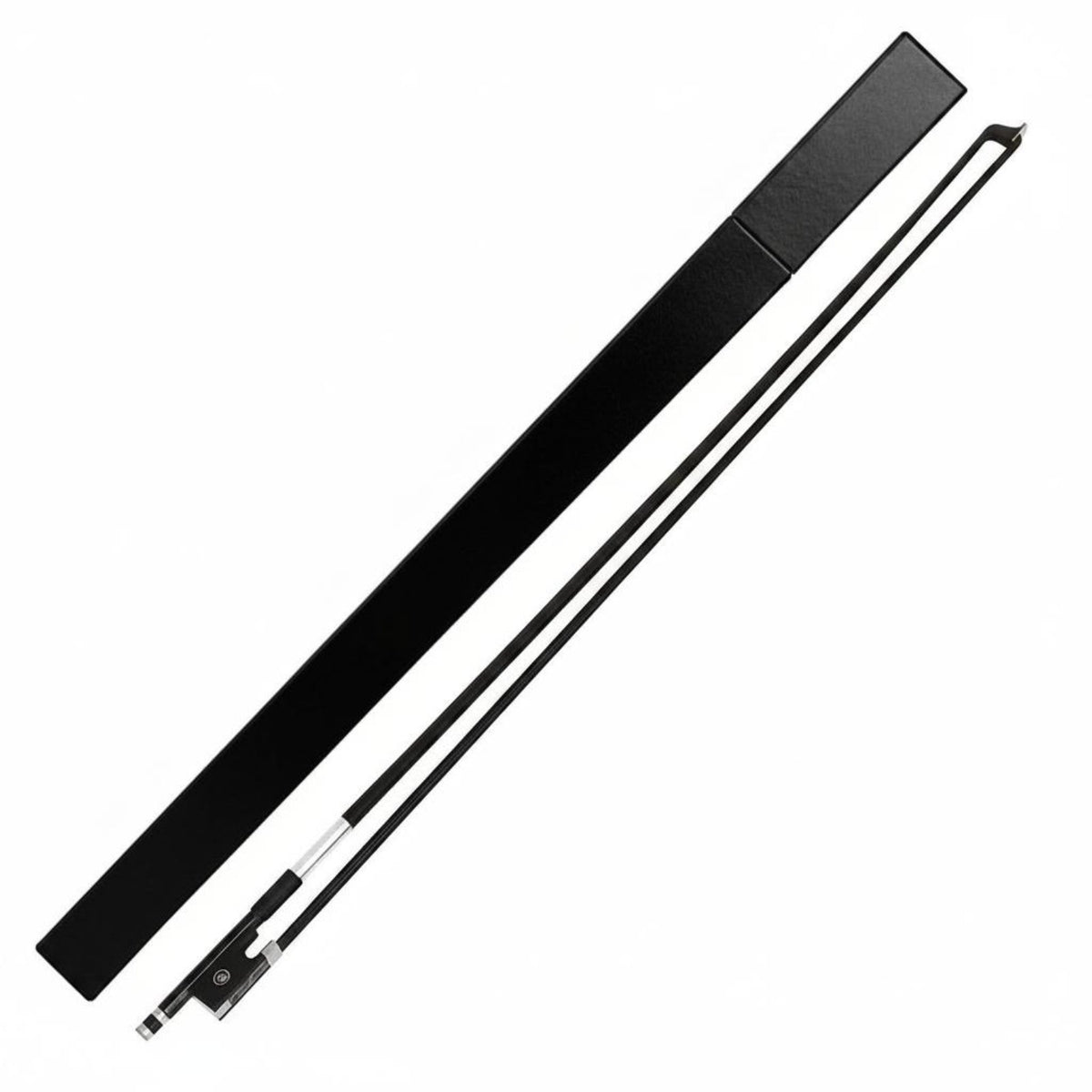 Mother-of-Pearl Shell Inlay 4/4 Carbon Fiber Violin Bow Improves Sound Quality Black Horsehair Violin Bow Good Elasticity Musical Instrument Accessory for Violinists, Musicians, Students, Performance, Recital, Practice, Orchestra