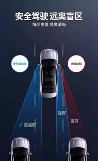 汽车反光镜小圆镜高清后照镜辅助镜金属电镀盲区倒车防360度广角