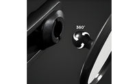 Adjustable Bike Mirror with Bar End Mount Round Bar End Mirror Rotatable Easy to Install for Commuting, Road Bikes