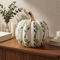 Tabletop Pumpkin Ornament Fall Theme for Living Room