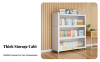 Dustproof Multi-Tier Bookcase with Flip-up Doors Dust-Proof Multi-Tier Cabinet with Flip-up Doors Large Capacity Book Rack Strong Load-Bearing for Children, Students, Homeowners, Study Room, Bedroom, Protectice