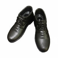 Miniature Boots with Laces 1/6 Scale Figure Boots Leather-Like Footwear for Customizers, Collectors