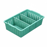 Rectangular Organizer Tray Multipurpose Desktop Sundry Box Removable Dividers