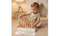 Cognitive Learning Child-Led Bead Matching Toy Fine Movement Skills Creature Bead Matching Game Hand-Eye Coordination Early Education for Toddlers, Kids, Preschoolers, Home, Preschool, Classroom